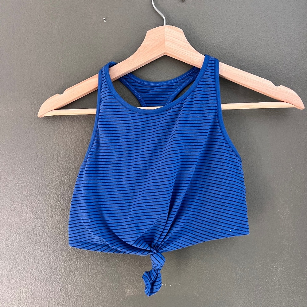 Aerie Striped CropTop Razorback